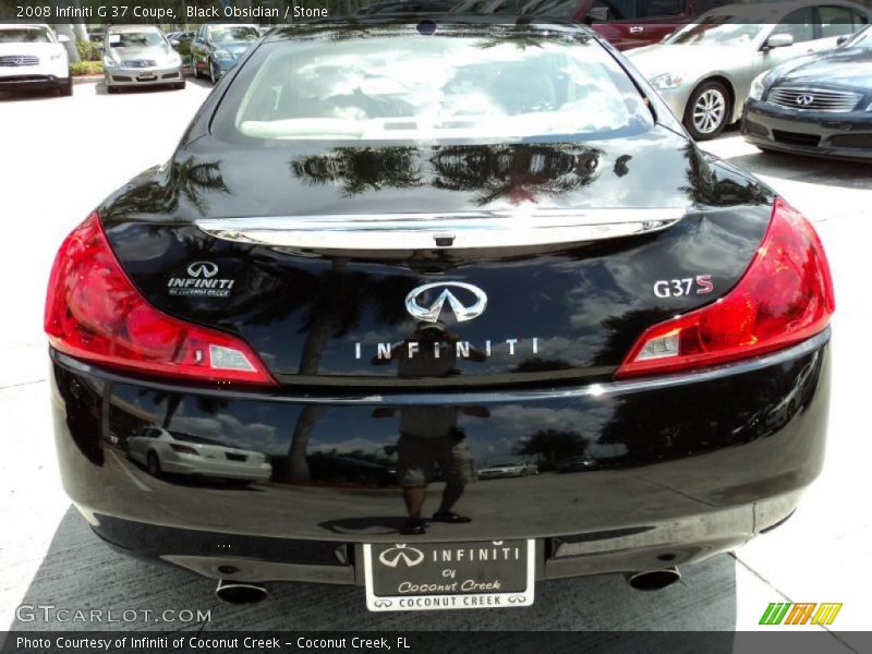 Black Obsidian / Stone 2008 Infiniti G 37 Coupe