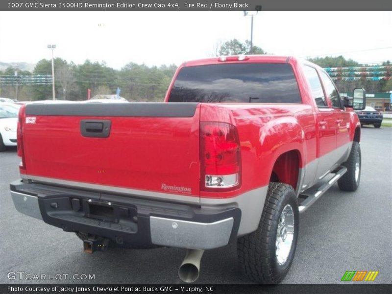  2007 Sierra 2500HD Remington Edition Crew Cab 4x4 Fire Red