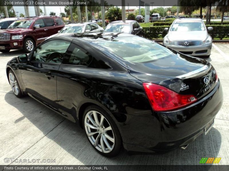 Black Obsidian / Stone 2008 Infiniti G 37 Coupe
