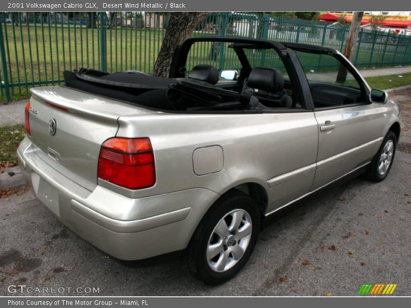 Desert Wind Metallic / Black 2001 Volkswagen Cabrio GLX