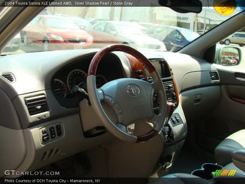 Silver Shadow Pearl / Stone Gray 2004 Toyota Sienna XLE Limited AWD