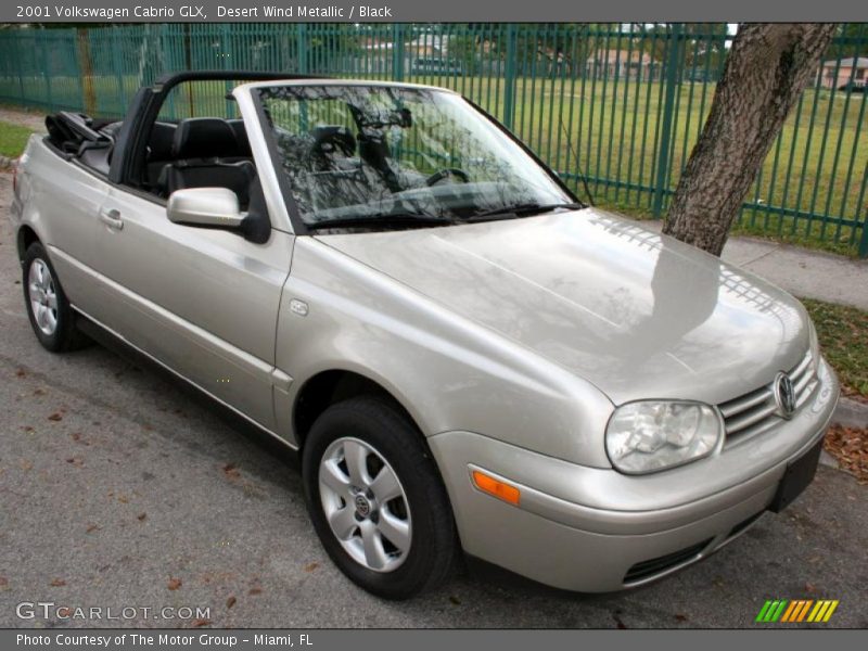 Desert Wind Metallic / Black 2001 Volkswagen Cabrio GLX