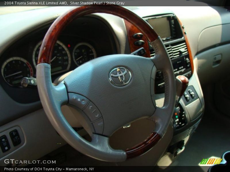 Silver Shadow Pearl / Stone Gray 2004 Toyota Sienna XLE Limited AWD