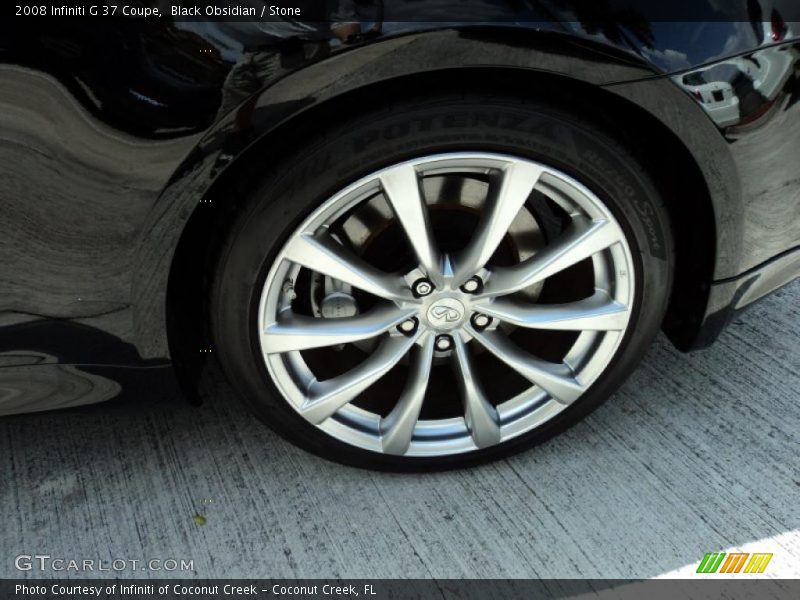 Black Obsidian / Stone 2008 Infiniti G 37 Coupe