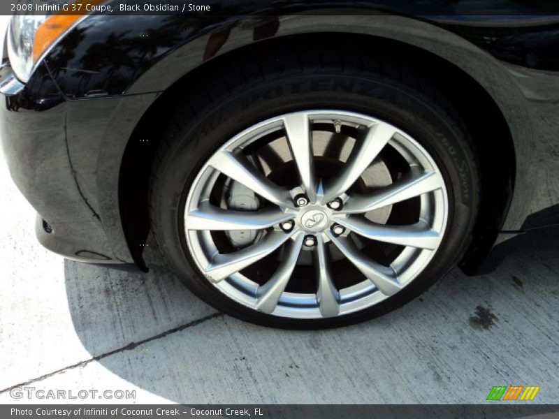 Black Obsidian / Stone 2008 Infiniti G 37 Coupe