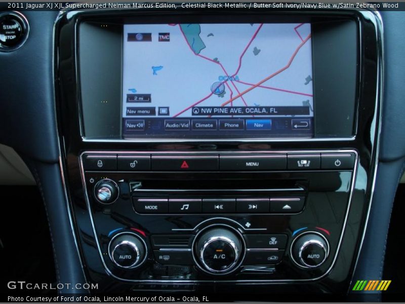 Navigation of 2011 XJ XJL Supercharged Neiman Marcus Edition