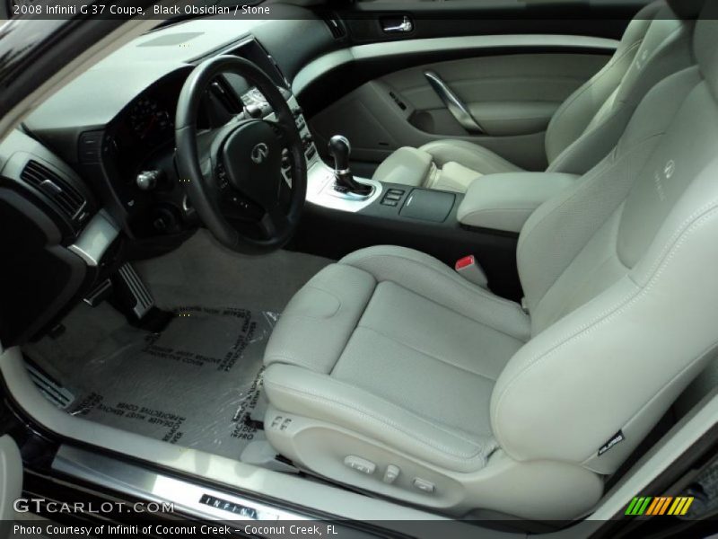  2008 G 37 Coupe Stone Interior