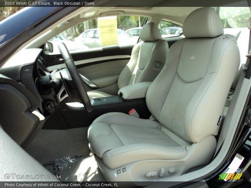 Black Obsidian / Stone 2008 Infiniti G 37 Coupe