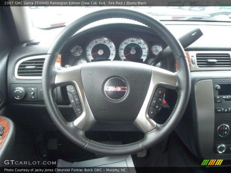  2007 Sierra 2500HD Remington Edition Crew Cab 4x4 Steering Wheel