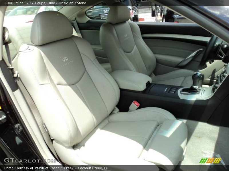 Black Obsidian / Stone 2008 Infiniti G 37 Coupe
