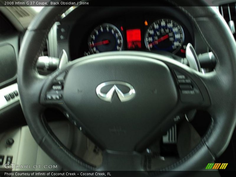 Black Obsidian / Stone 2008 Infiniti G 37 Coupe