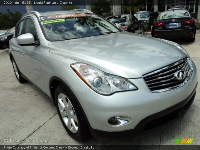 Liquid Platinum / Graphite 2010 Infiniti EX 35