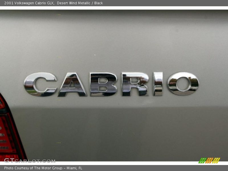 Desert Wind Metallic / Black 2001 Volkswagen Cabrio GLX