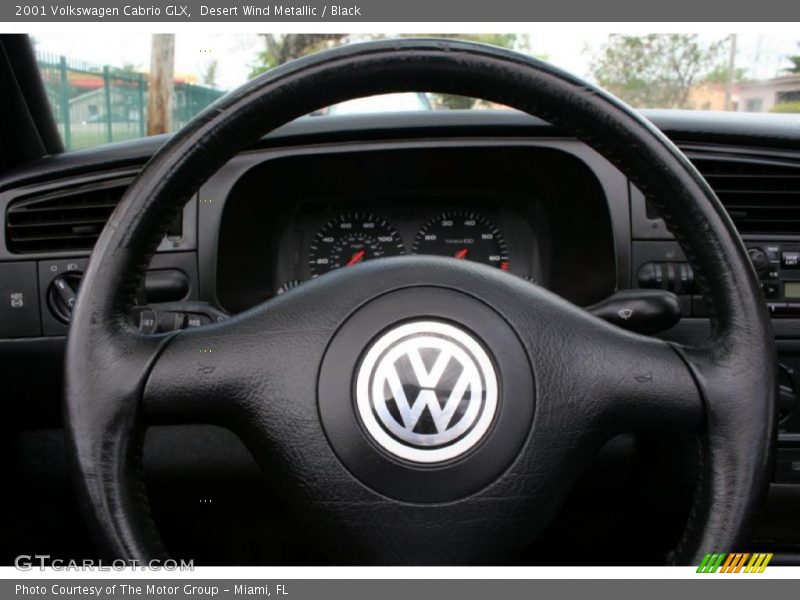 Desert Wind Metallic / Black 2001 Volkswagen Cabrio GLX