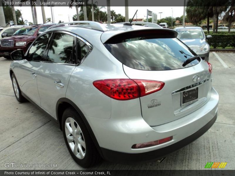 Liquid Platinum / Graphite 2010 Infiniti EX 35