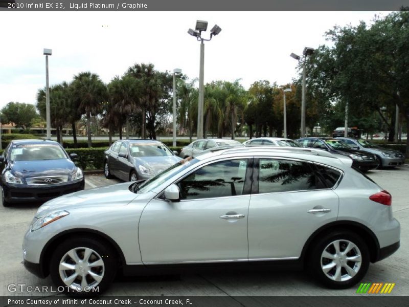 Liquid Platinum / Graphite 2010 Infiniti EX 35