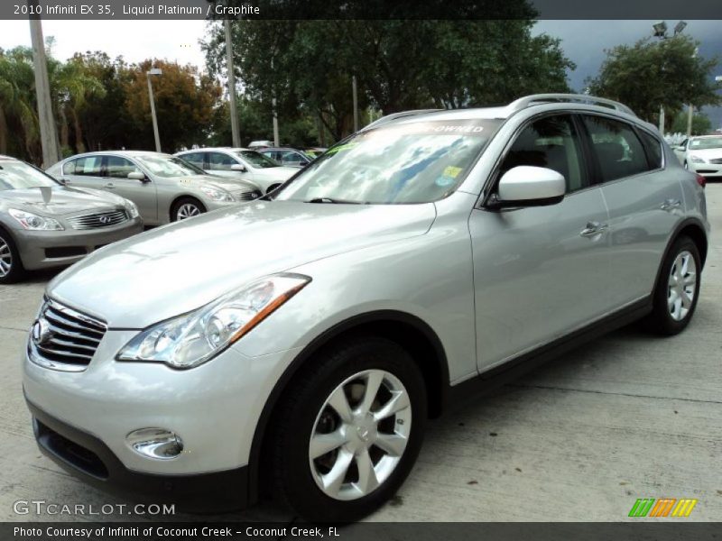 Liquid Platinum / Graphite 2010 Infiniti EX 35