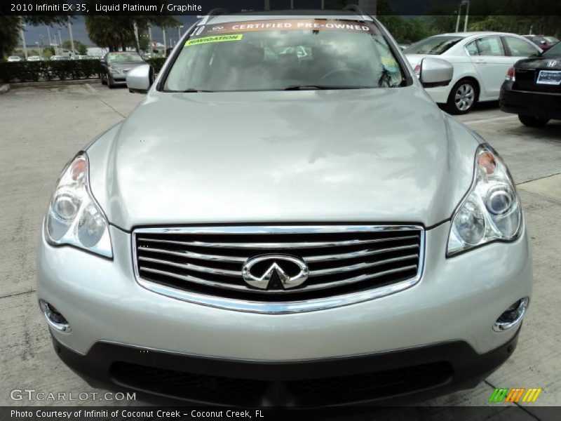 Liquid Platinum / Graphite 2010 Infiniti EX 35