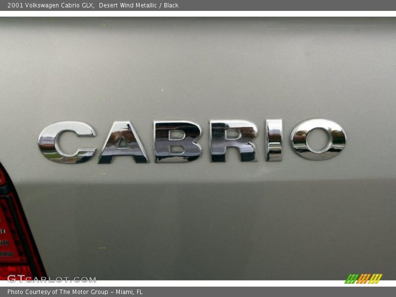 Desert Wind Metallic / Black 2001 Volkswagen Cabrio GLX
