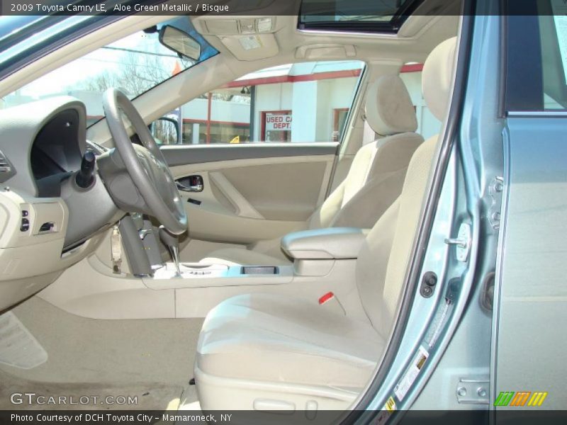 Aloe Green Metallic / Bisque 2009 Toyota Camry LE