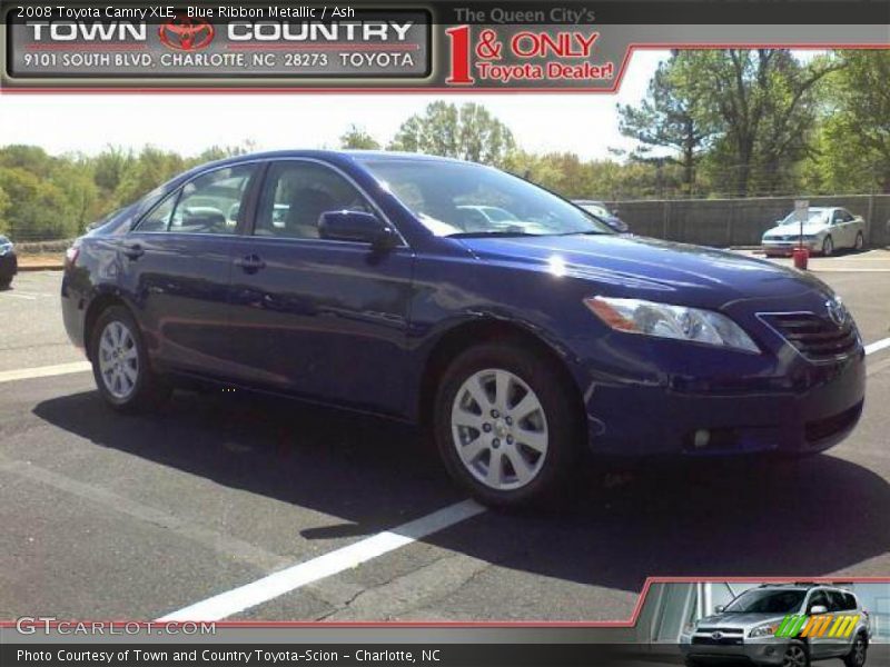 Blue Ribbon Metallic / Ash 2008 Toyota Camry XLE