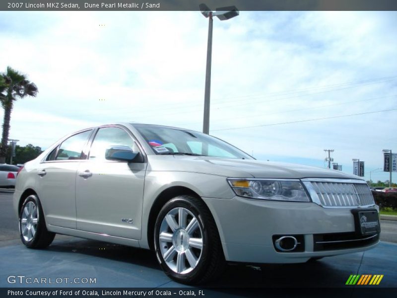 Dune Pearl Metallic / Sand 2007 Lincoln MKZ Sedan