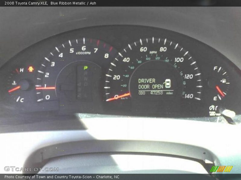 Blue Ribbon Metallic / Ash 2008 Toyota Camry XLE