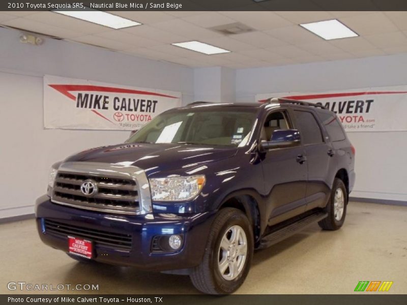 Nautical Blue Mica / Sand Beige 2010 Toyota Sequoia SR5