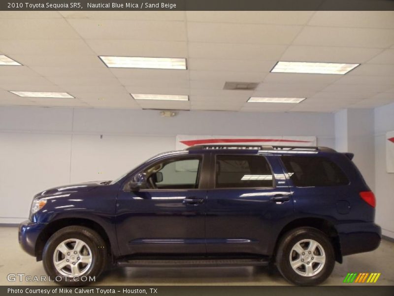 Nautical Blue Mica / Sand Beige 2010 Toyota Sequoia SR5