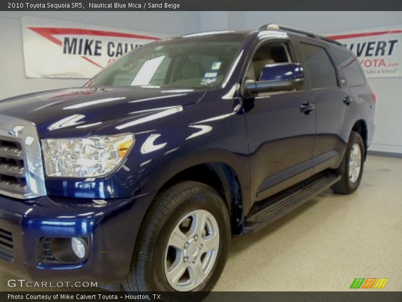 Nautical Blue Mica / Sand Beige 2010 Toyota Sequoia SR5