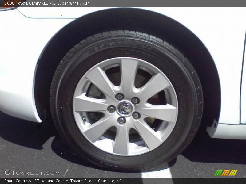 Super White / Ash 2008 Toyota Camry XLE V6