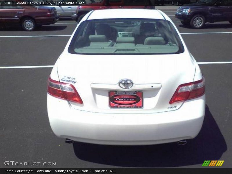 Super White / Ash 2008 Toyota Camry XLE V6