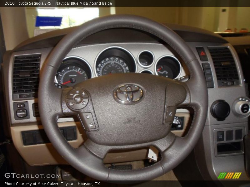Nautical Blue Mica / Sand Beige 2010 Toyota Sequoia SR5