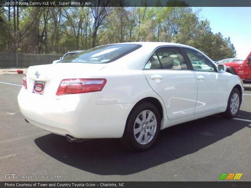 Super White / Ash 2008 Toyota Camry XLE V6