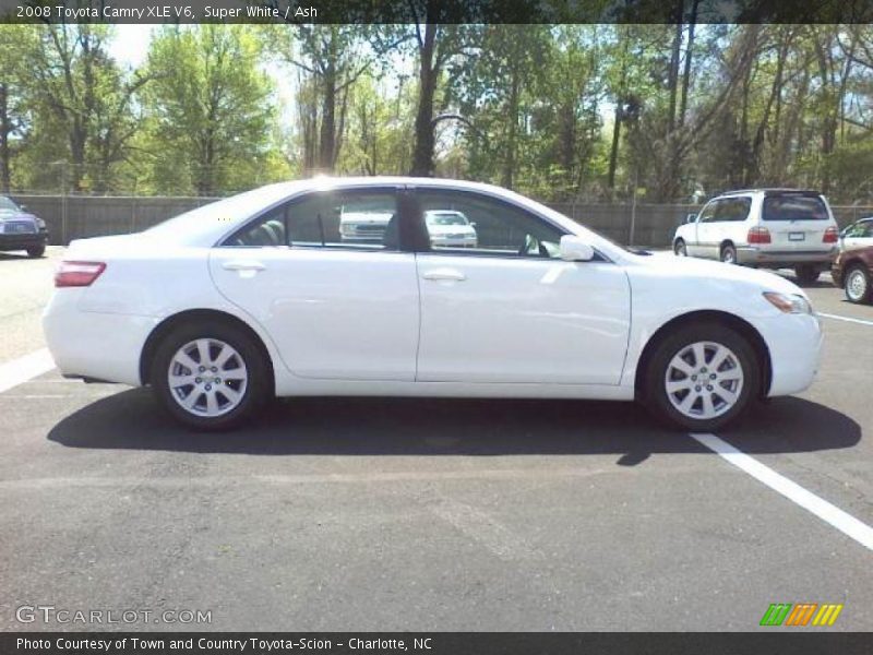 Super White / Ash 2008 Toyota Camry XLE V6