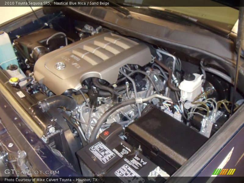 Nautical Blue Mica / Sand Beige 2010 Toyota Sequoia SR5