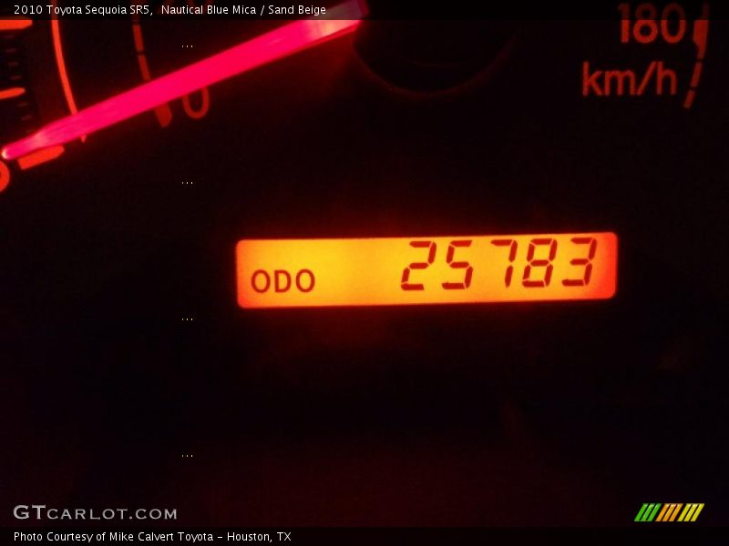 Nautical Blue Mica / Sand Beige 2010 Toyota Sequoia SR5