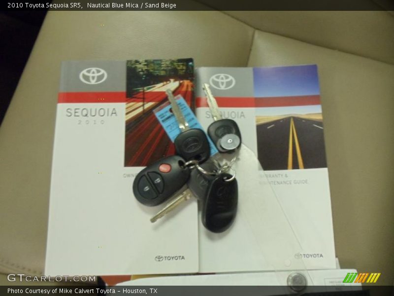 Nautical Blue Mica / Sand Beige 2010 Toyota Sequoia SR5