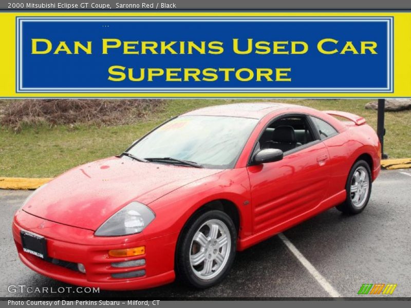 Saronno Red / Black 2000 Mitsubishi Eclipse GT Coupe