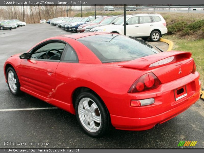 Saronno Red / Black 2000 Mitsubishi Eclipse GT Coupe