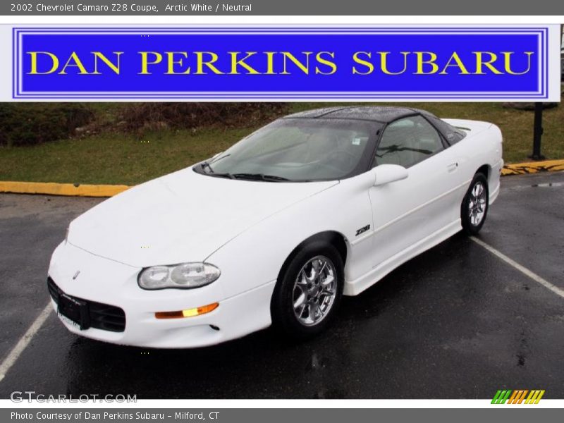 Arctic White / Neutral 2002 Chevrolet Camaro Z28 Coupe