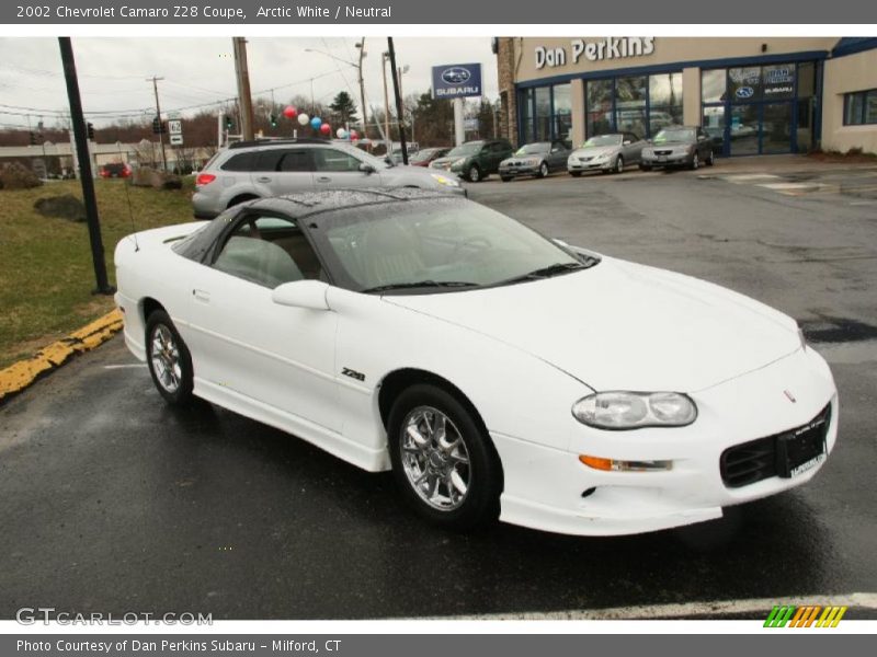 Front 3/4 View of 2002 Camaro Z28 Coupe