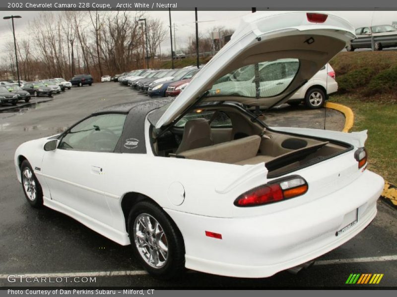 Arctic White / Neutral 2002 Chevrolet Camaro Z28 Coupe