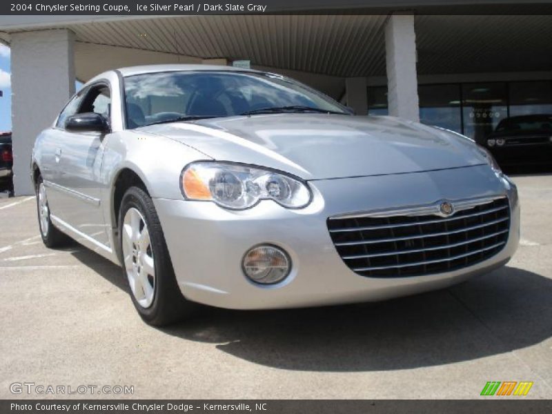 Ice Silver Pearl / Dark Slate Gray 2004 Chrysler Sebring Coupe
