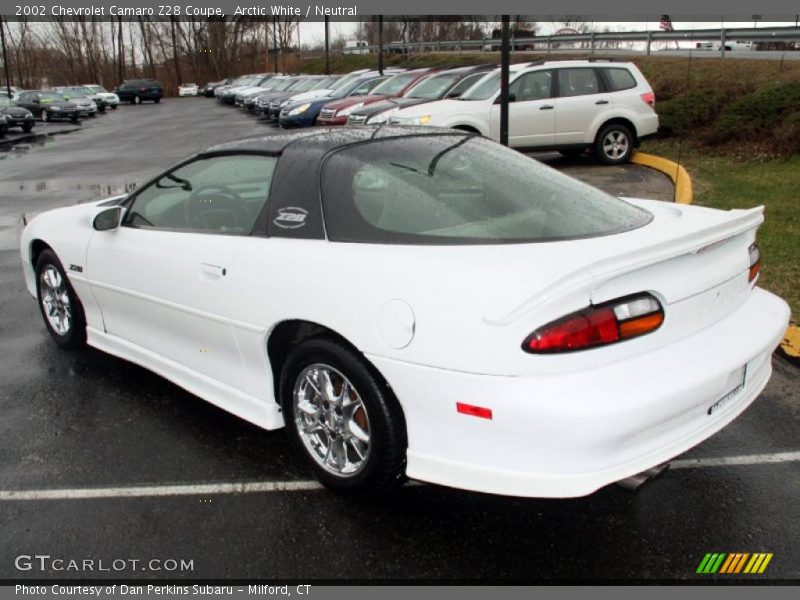 Arctic White / Neutral 2002 Chevrolet Camaro Z28 Coupe