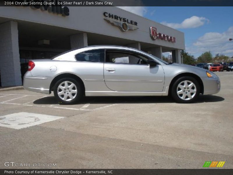 Ice Silver Pearl / Dark Slate Gray 2004 Chrysler Sebring Coupe