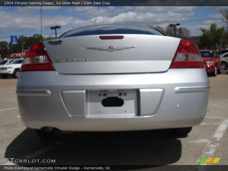 Ice Silver Pearl / Dark Slate Gray 2004 Chrysler Sebring Coupe
