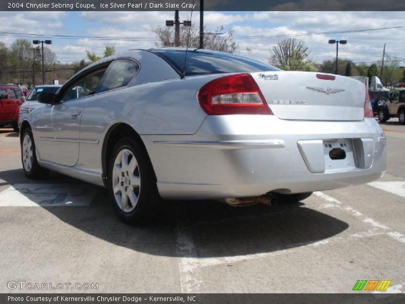 Ice Silver Pearl / Dark Slate Gray 2004 Chrysler Sebring Coupe