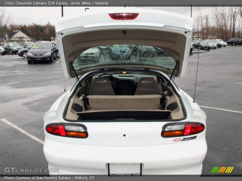 Arctic White / Neutral 2002 Chevrolet Camaro Z28 Coupe