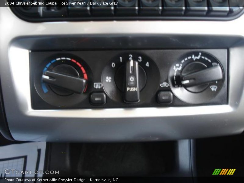 Ice Silver Pearl / Dark Slate Gray 2004 Chrysler Sebring Coupe